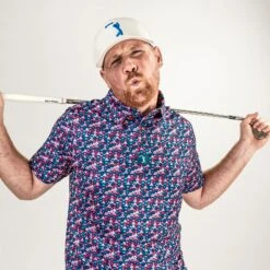 Whale Tail - Psycho Siren - Polo -Bogey Bros Shop POW whaleTail psychoSiren3