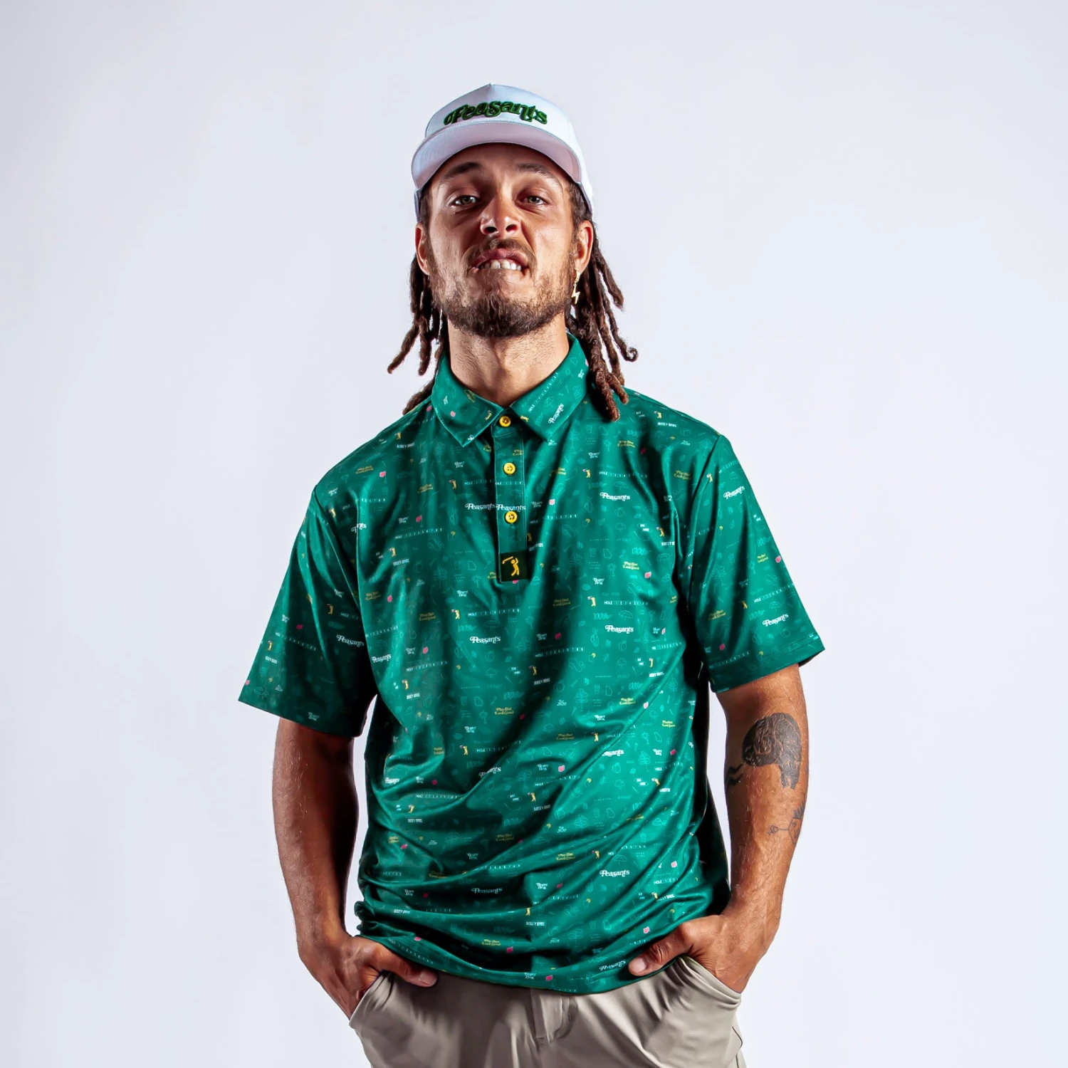 Peasants - Green - Polo 4 Peasants - Green - Polo - Image 2