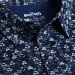 Whale Tail - Navy - Polo -Bogey Bros Shop whale tail navy mens 01