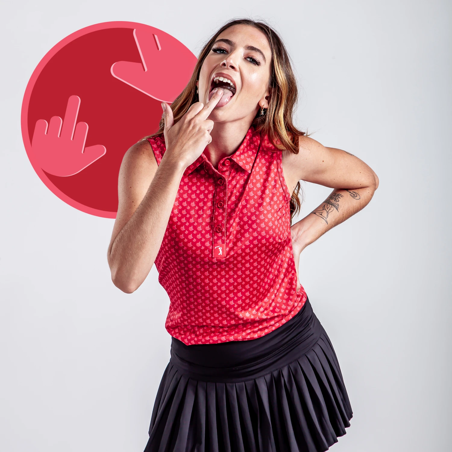 Birdie Finger - Robin - Women's Polo 3 Birdie Finger - Robin - Women's Polo