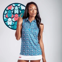 Bogey Bros Shop 37 Eyes Up Here - The 305 - Women's Polo