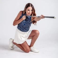 Whale Tail - Navy - Women's Polo -Bogey Bros Shop womensPolos whaleTailNavy 3